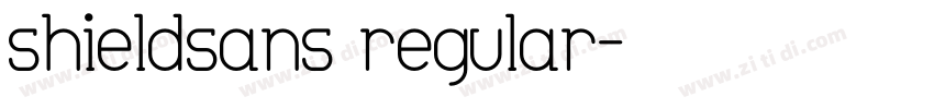 shieldsans regular字体转换